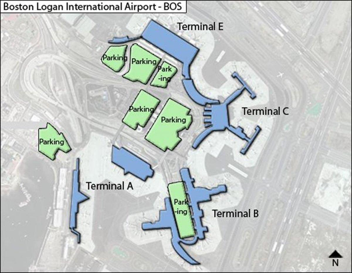 kart Boston hava limanından Logan