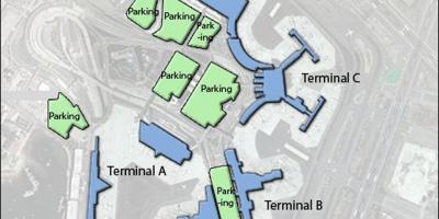 Kart Boston hava limanından Logan