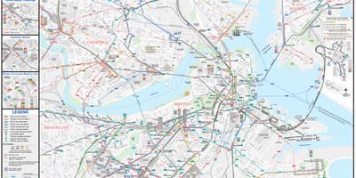 Mbta avtobus xəritə