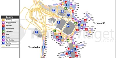 Boston Logan xəritə