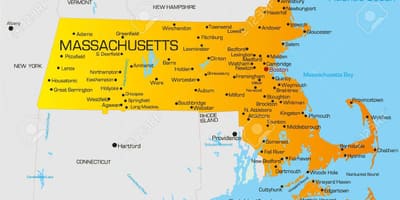 Massachuset xəritə